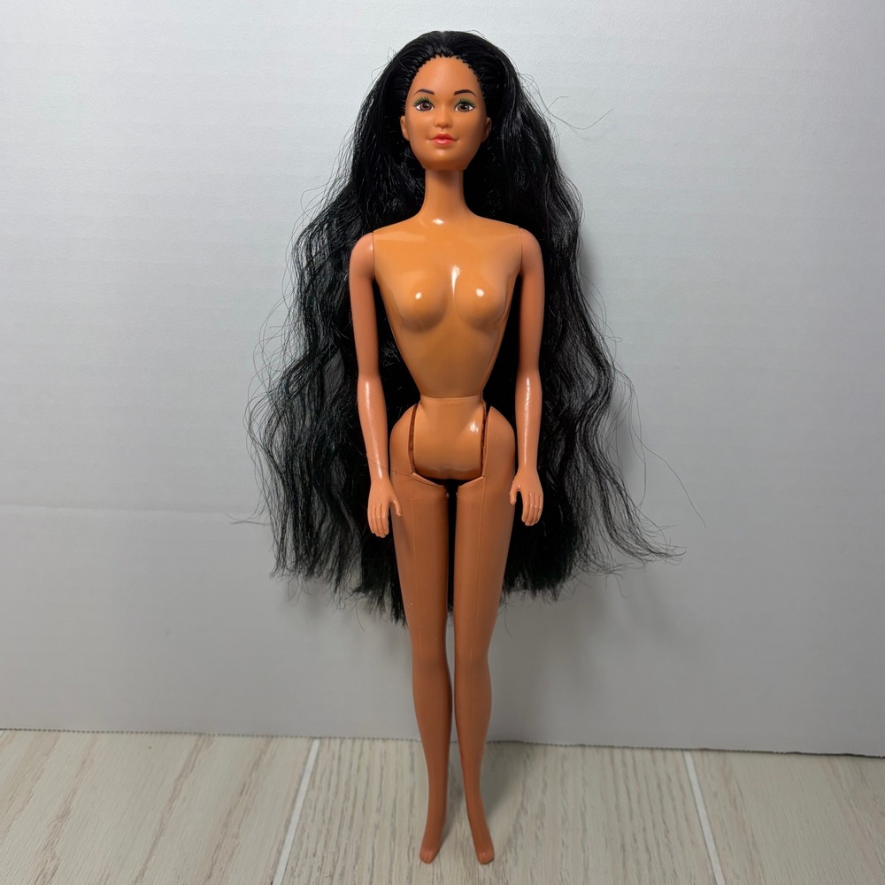 Vintage Mattel Tropical Miko Doll Barbie's Island Friend Long Brown Hair Tan